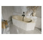 6-Eck-Badewanne BetteStarlet 2080 210x80x42cm, 1 Griff, jasmin