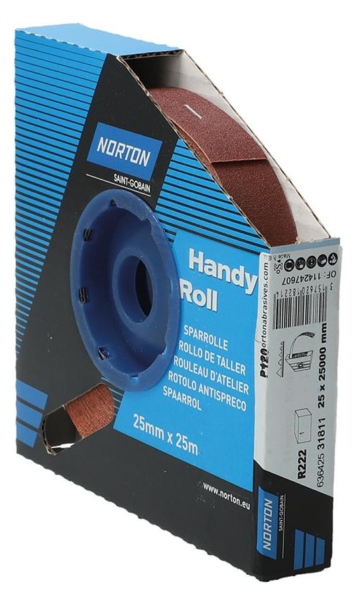 Bild Sparrolle R222 25mmx25m P120 - Norton-0