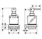 hansgrohe Lotionsspender AddStoris Wandmontage, Glaseinsatz, Metall, brushed black chrome