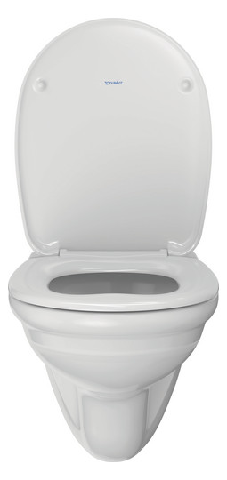 Duravit WC-Sitz Duraplus ohne Absenkautomatik, Scharniere Kunststoff, weiß