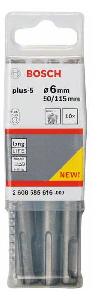 Hammerbohrer Ø6mm SDSplus 50/6mm f.Beton f.Stein