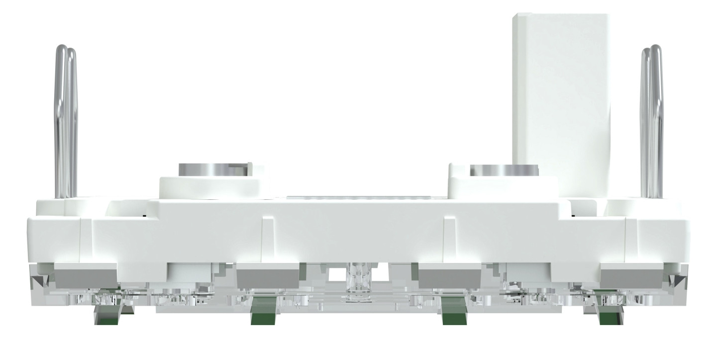 Bedienelement 1f ws f.Dimmeins m.LED-Anz Geeignet für Dimmeinsatz