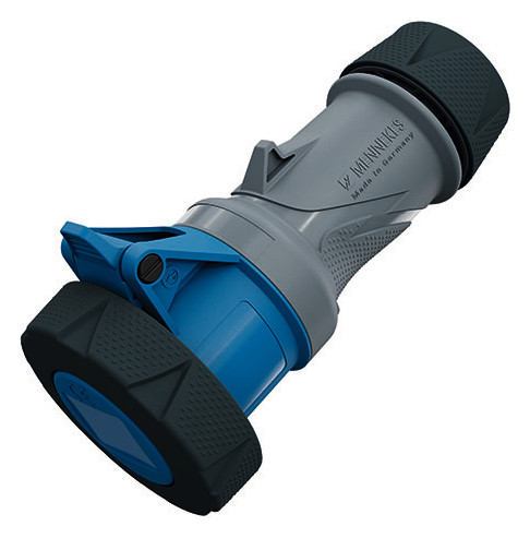 CEE-Kupplung 3p 16A IP67 IP67 230V/bl Schraubkl ger Kst Verschraubung