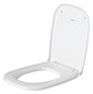 Duravit WC-Sitz D-Code Compact ohne Absenkautomatik, Scharniere Edelstahl, weiß