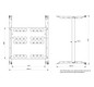 Montageplatte Verteiler ST pulverbesch 450x386mm