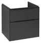 V&B Waschtisch-Unterschrank Subway 3.0 57,2x57,6x47,8cm, mit LED/Griff Volcano black, graphite
