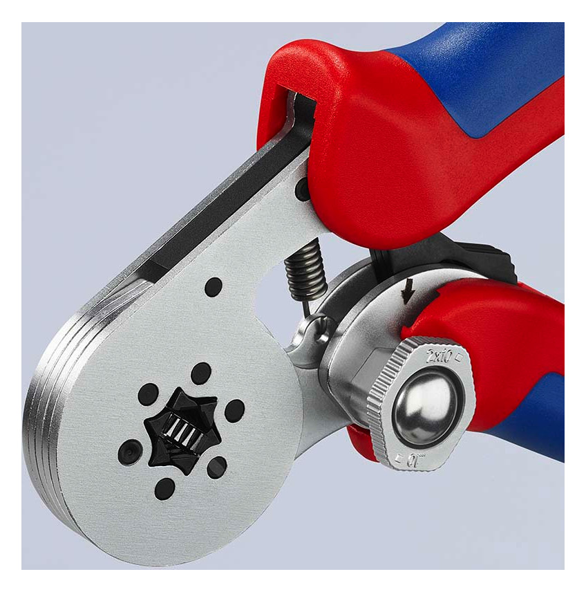 Crimpzange mech 180mm versch.Eins 0,08-10qmm AWG28-8