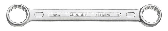 GEDORE-Doppelringschlüssel, gerade 4 - 10x11 mm