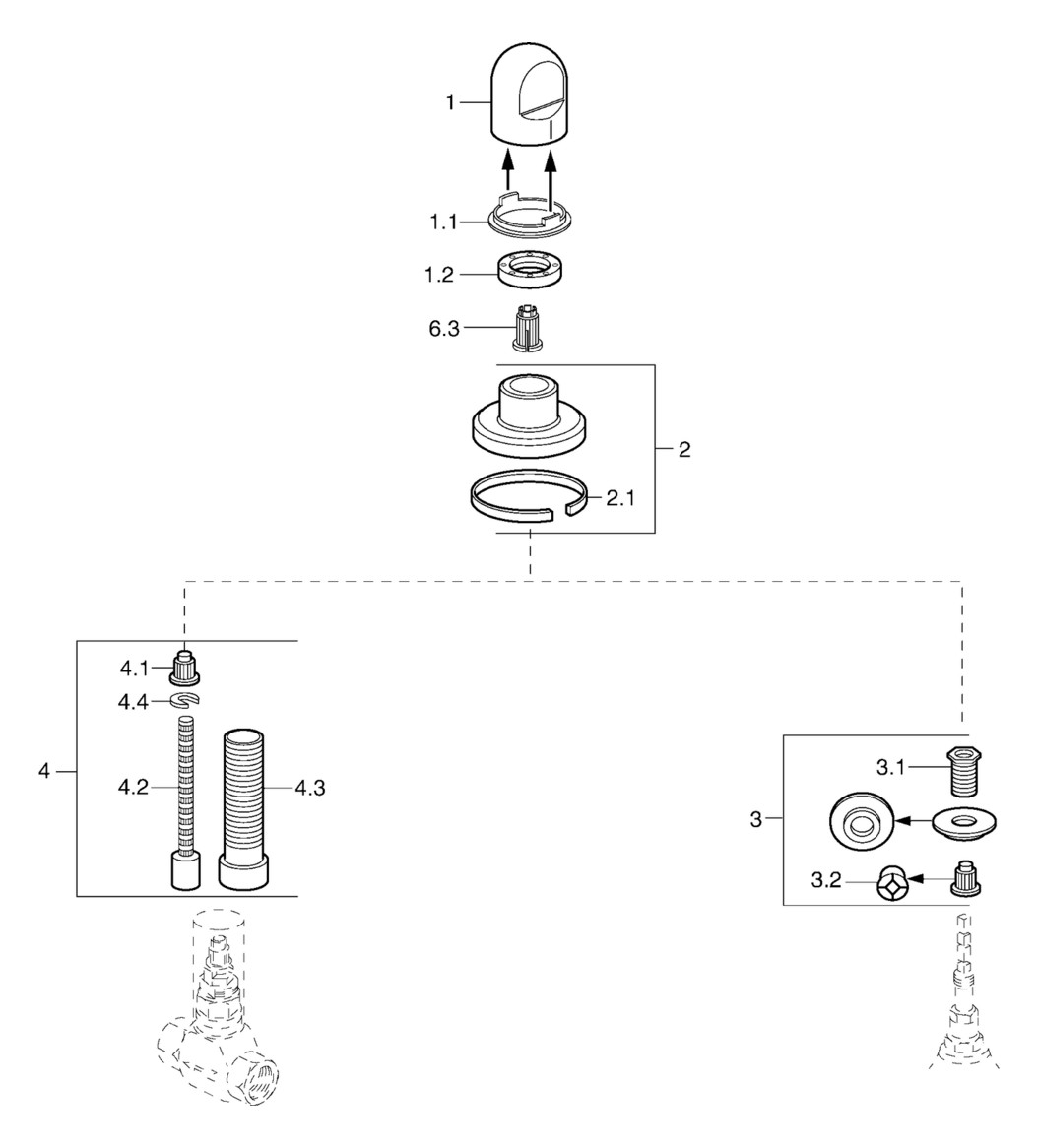 228913500-FERTIGMONT.-SET F. UP-O.SEITENVENTIL,CHROM