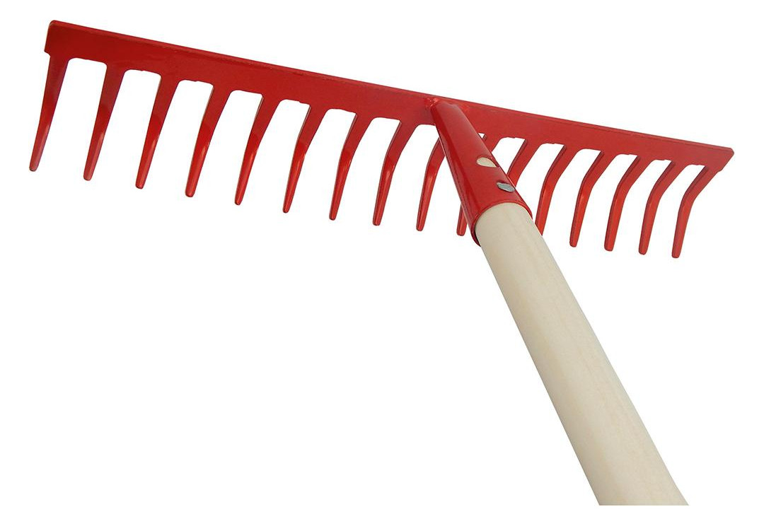 Bild Gartenrechen 16 Zinken mit Stiel - SHW-4