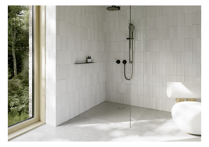 Duschwanne BetteUltra 5940 100x100x2,5cm, Glasur, silver