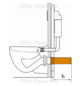 HAAS WC-Anschlussstück OHA 110/110 mm, schwarz, verschweißbar, mit Dichtung