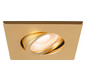 SLV Abdeckring gold matt eckig   1007194 