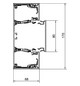 Geräteeinbaukanal Kst 170x68mm gra-sw RAL9011 GEB-K gra/sw unbeh 9130qmm