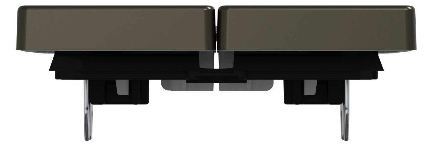 Wippe Serien Schalter System Design mokka metallic