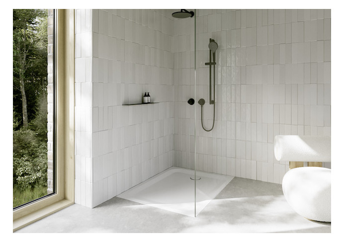 Duschwanne BetteUltra 8630 110x90x3,5cm, Antirutsch/Sense, weiß