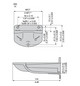 Signalsäulenelement Fuß Metall sw