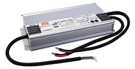 LED-Trafo 1-480W 24V IP65 Metallgeh stat 262x125x44mm