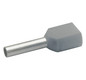 ZW-Aderendhülse 0,75qmm 8mm isol PP gr Cu Polypropylen (PP) verzinnt