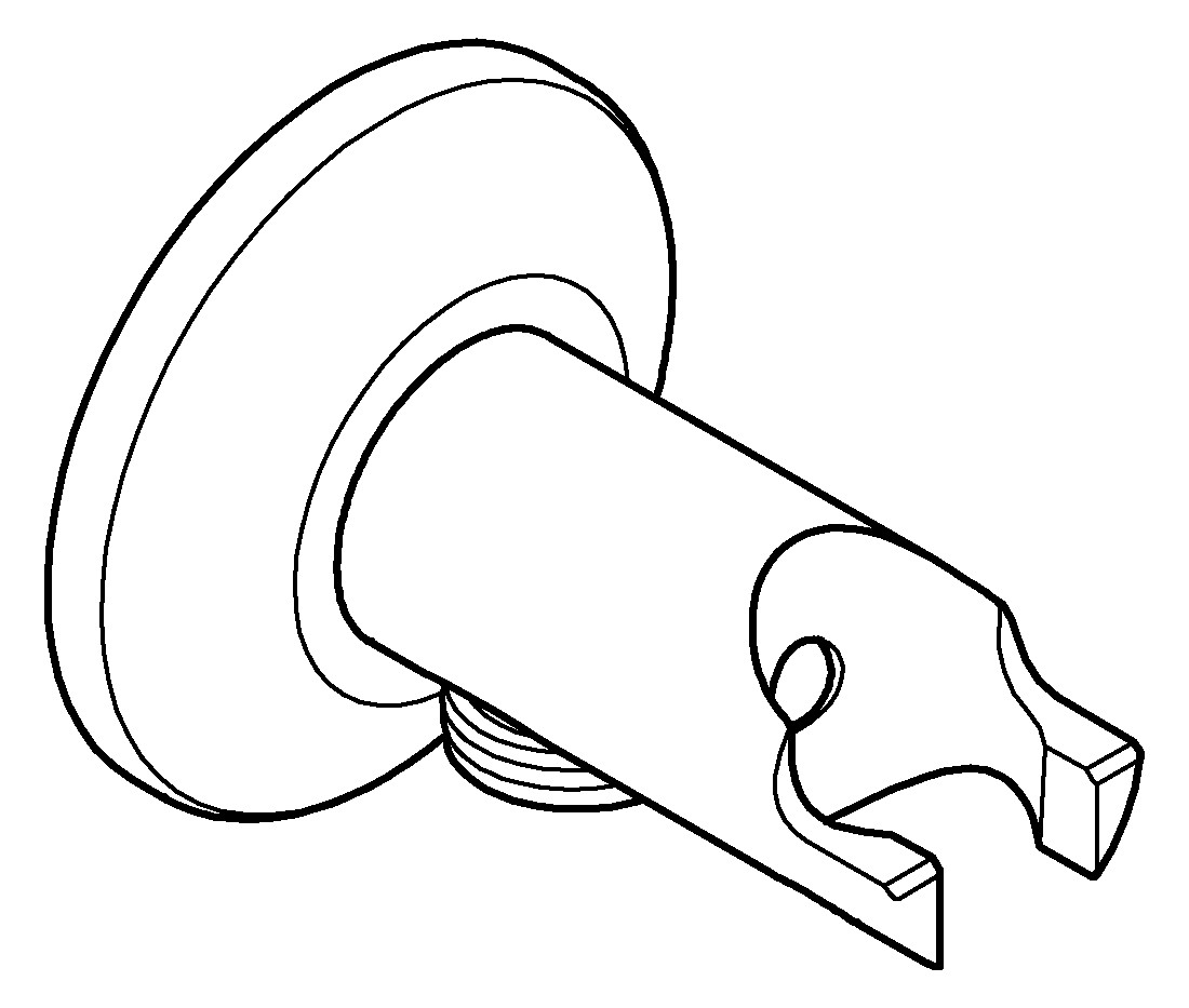 GROHE Wandventil Sena Trigger Spray 26333 selbstschließ. Absperrventil chrom