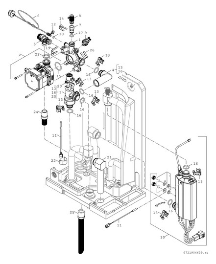 BOSCH Luft-Wasser-Wärmepumpe Compress 6800i AW CS6800iAW 12 E