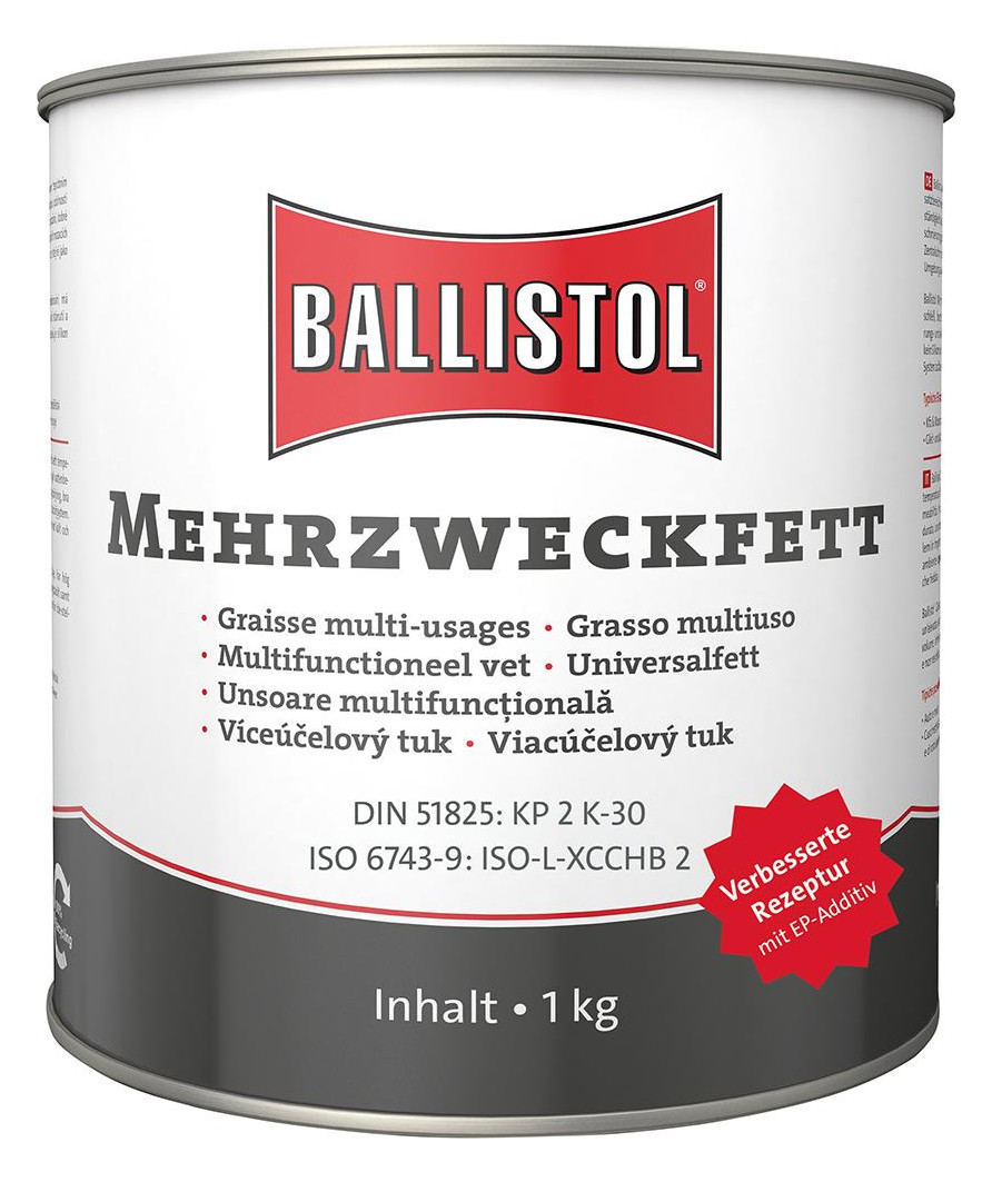 Bild Mehrzweckfett Eimer 1 KG DE/FR/IT/NL/CS/ SE/SK/RO - BALLISTOL-0