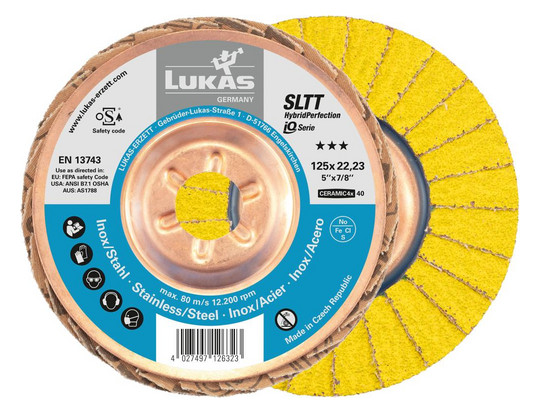 LUKAS-Fächerschleifscheibe SLTT HybridPerfection -...