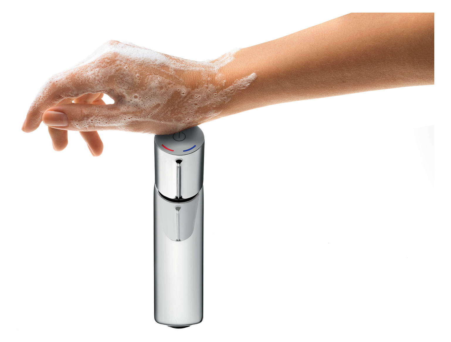 hansgrohe Waschtisch-Einhebelmischer 110 Talis Select E mit Zugstangen-Ablaufgarnitur, chrom