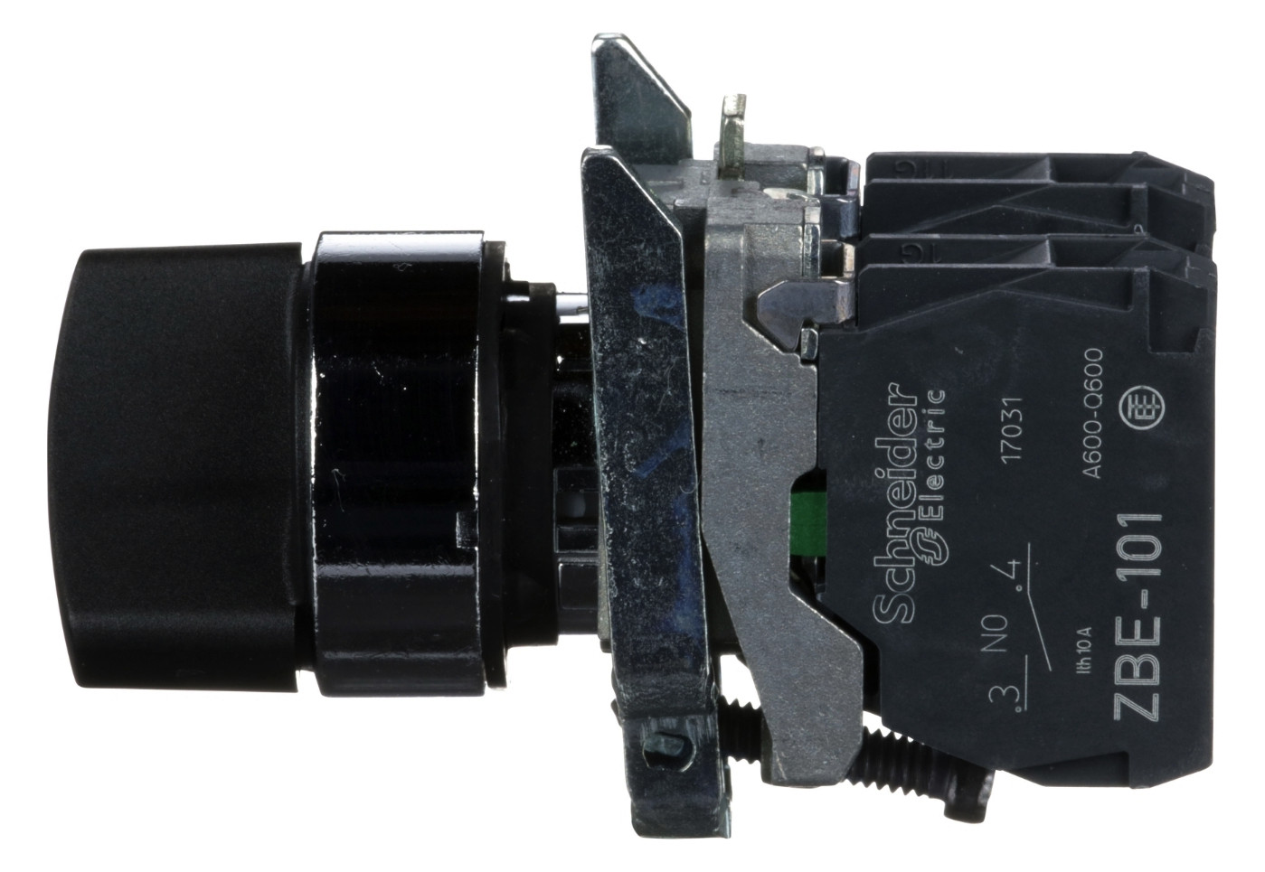 Wahlschalter 2stuf rast kurz.Drehgriff Ø22,5mm Schaltfunktion verrastend IP66