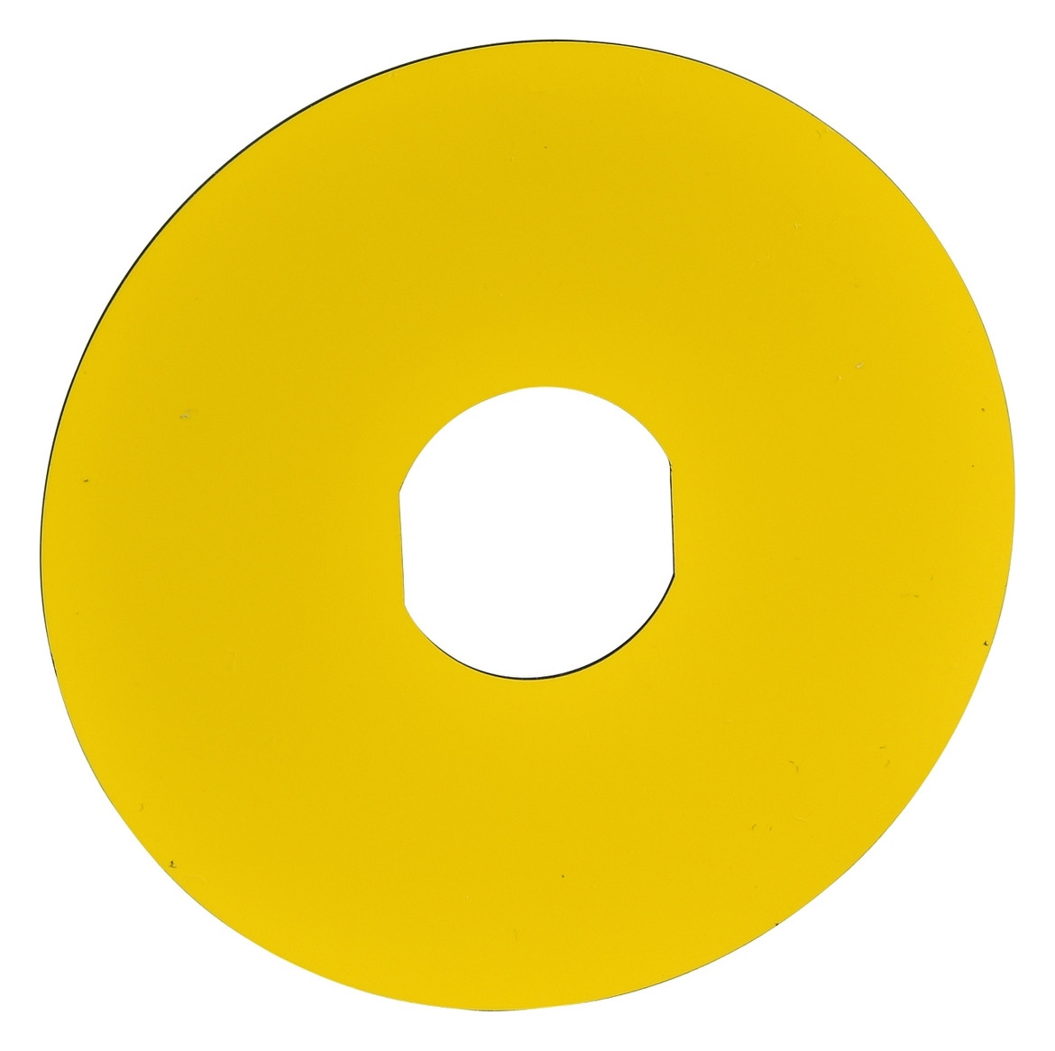 Bezeichnungsschild ge rnd NOT-AUS Ø60mm deutsch Bez.Schild