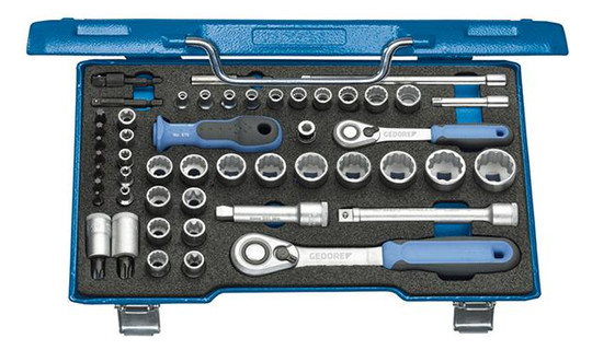 GEDORE-Steckschlüssel-Garnitur 1/4+3/8 D30TX20U-20 -...