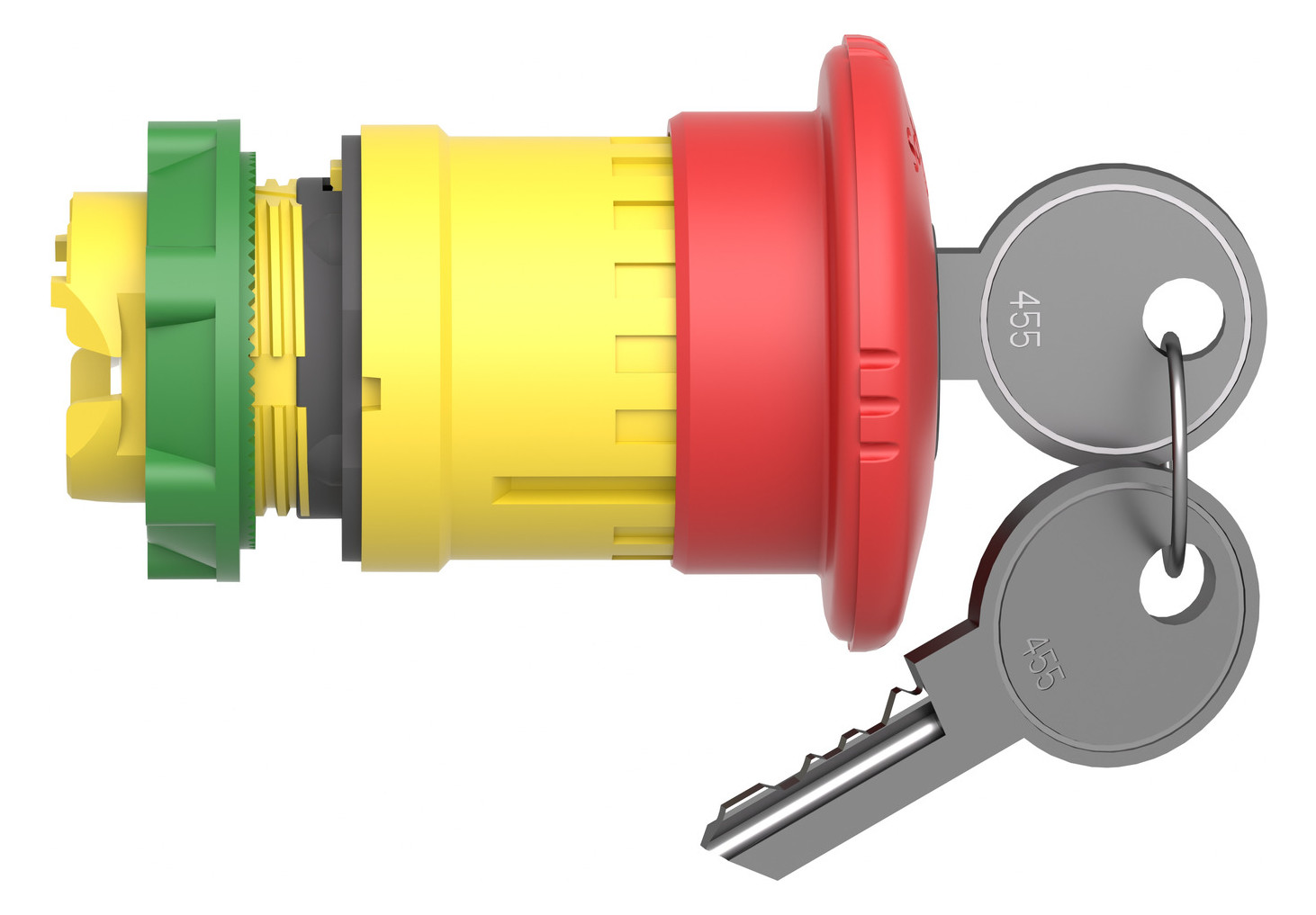 Frontelement für Not-Aus Ø22mm rt rnd IP66 hoch Schaltfunktion verrastend