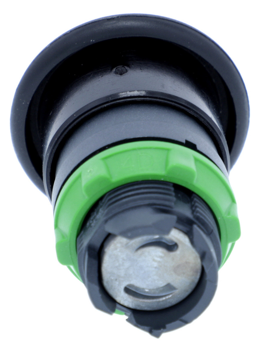 Frontelement für Not-Aus Ø22,5mm sw rnd IP66 hoch Tastend