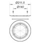 Dallmer Flanschring Serie 10 S 10 Edelstahl, mit Edelstahl-Schrauben und Dichtung