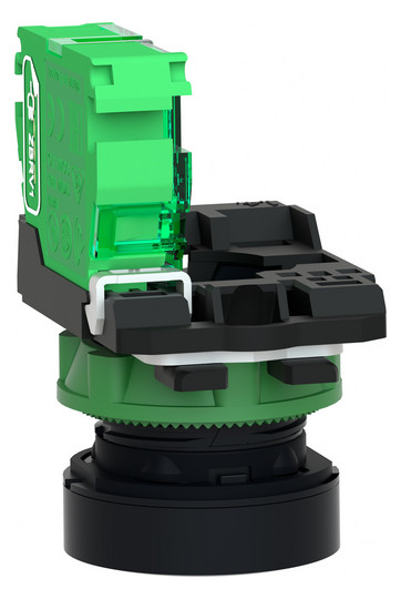 Drucktaster 1f ge rnd Ø22,5mm 1S IP30 fl Tastend