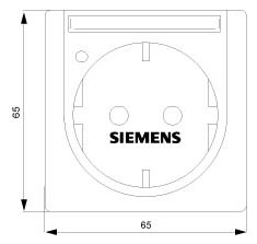 Steckdose 1f ti-ws glz DELTAprofil UP IP20 BSF titanweiß