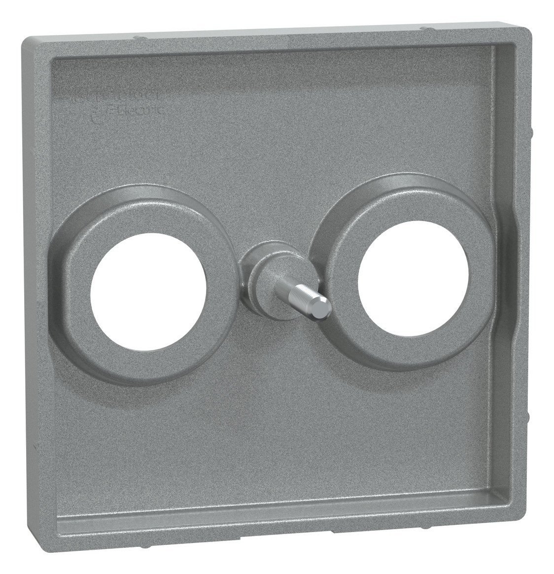 Zentralplatte Ant.dose 2f System M alu Schraubbef