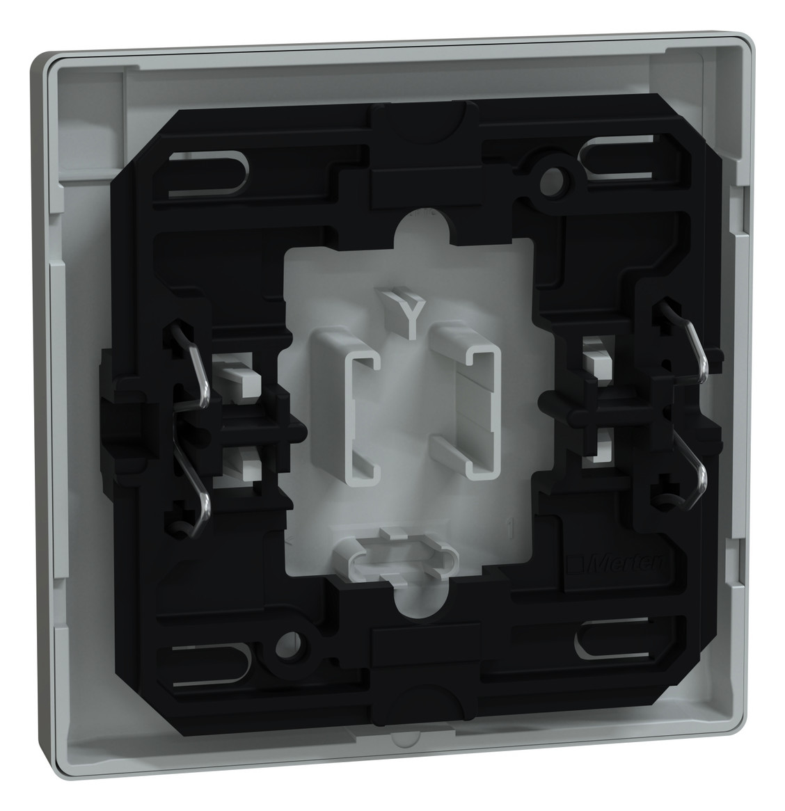 Wippe Schalter System Design mokka metallic Kennz.0/1