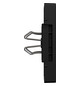 Zentralplatte USB sw einrasten m.Aufdr m.Beschr.Feld
