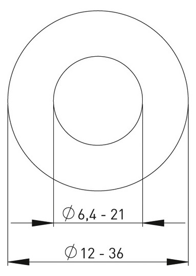 ASW Unterlegscheibe M 10, Loch 10,5 x 21 mm, Edelstahl 1.4301