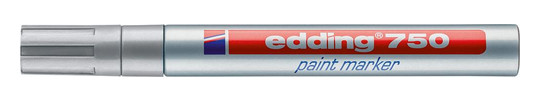 edding-Lackmarker 750, silber - 2-4mm