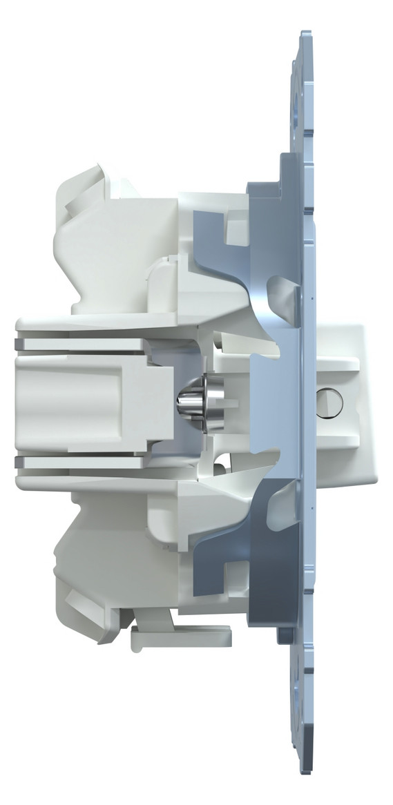 Wipptaster-Modul 1S UP QuickFlex m.Bel IP20 Wipptaster-Modul 1S UP QuickFlex m.Bel IP20