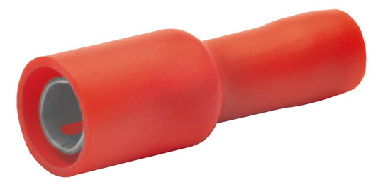 Rundsteckhülse brz rt 0-1qmm rnd_4mm volliso rnd 4mm Polyvinylchlorid (PVC)