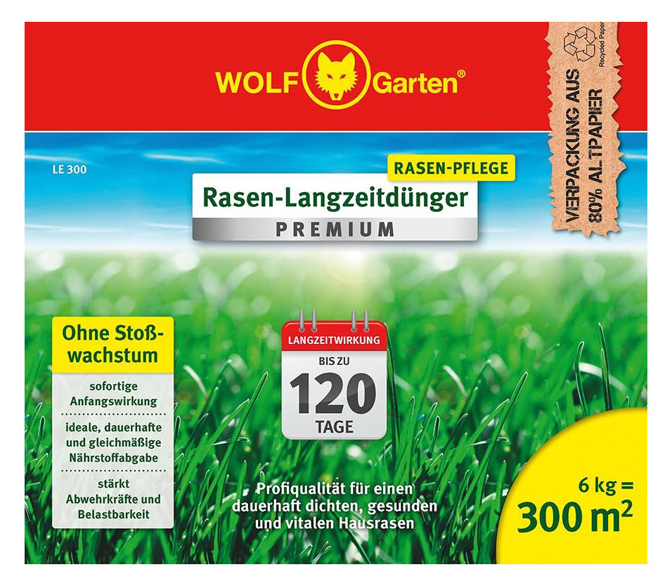 Bild Rasen-Lanzeitdünger 6kg LE 300 Premium - WOLF GARTEN-3