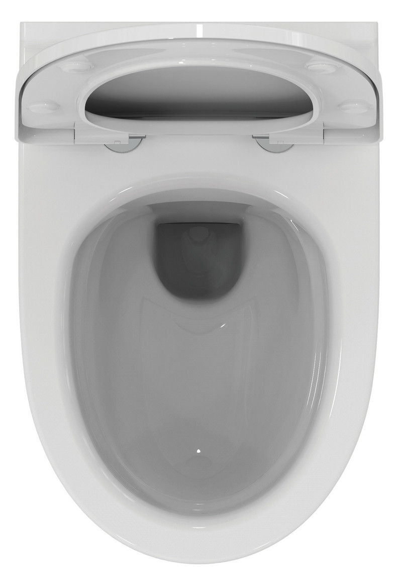 Ideal-Standard Wandtiefspül-WC-Paket i.life A 36,5x54,5x33cm, ohne Spülrand, weiß