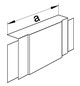 T-Stück LF-K 57x40mm HFT Kst ver-ws hfr RAL9016 unbeh