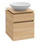 V&B Waschtischunterschrank Legato 45x55x50cm, Waschtisch mittig, Nordic Oak
