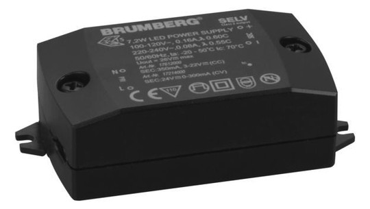 LED-Trafo 1-7,2W 24V IP20 Kstgeh stat 68x35x21mm