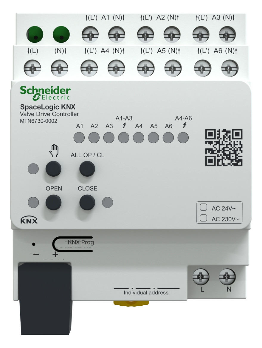 Stellantrieb KNX Heizkörp inkl.Ankoppl IP20 Mit Busankopplung