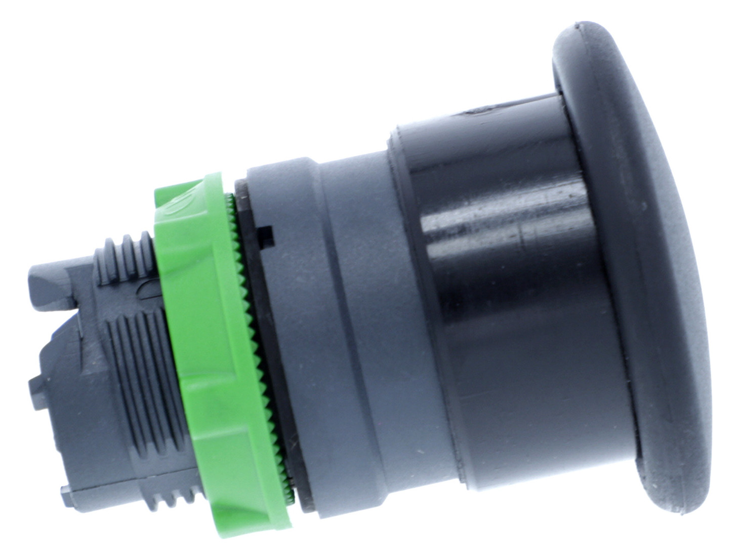 Frontelement für Not-Aus Ø22,5mm sw rnd IP66 hoch Tastend